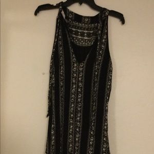 Black pattern dress